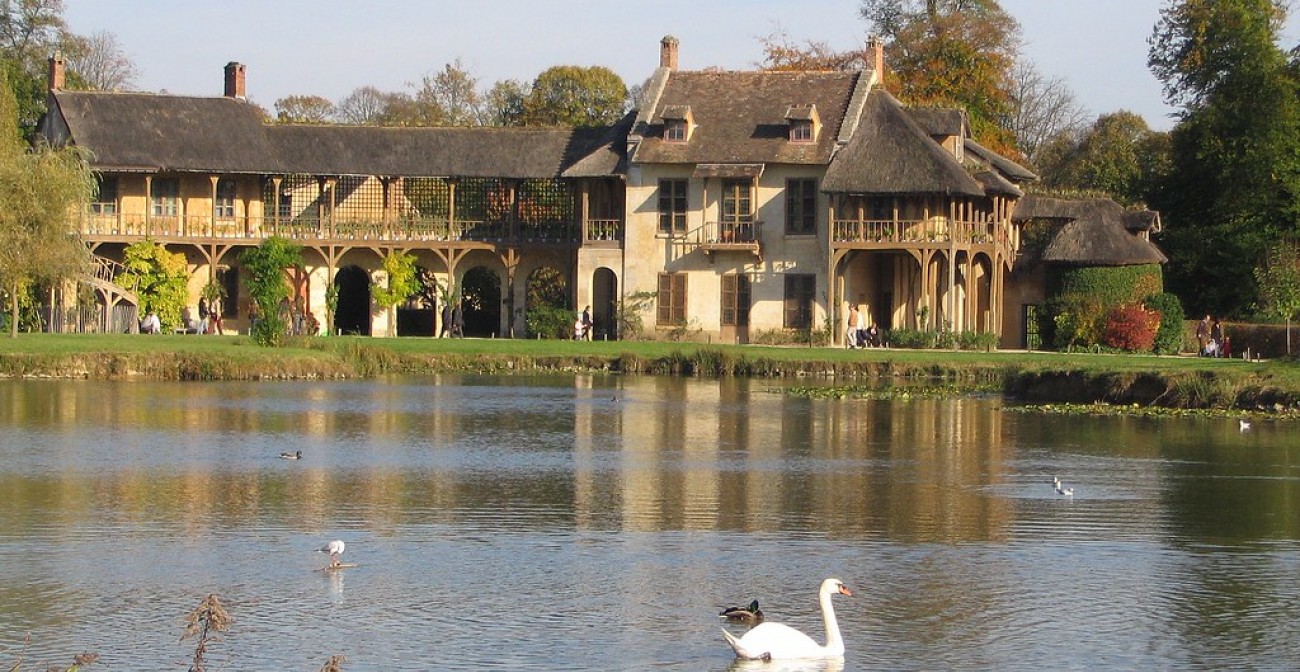 Domaine de Marie-Antoinette, avec des enfants