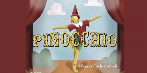 Pinocchio, un spectacle éveil, qui place Pinocchio comme un miroir des jeunes enfants.