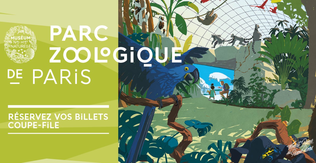 Grands animaux d'Afrique dans leur environnement, au bois de Vincennes
