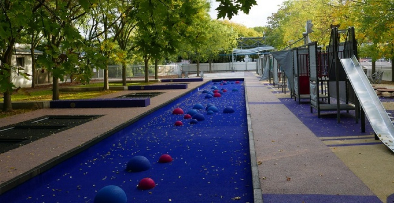 Aire de jeux gratuite pour enfants à la Villette - Paris