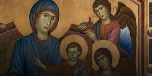 Revoir Cimabue - Aux origines de la peinture italienne. Une exposition instructive et douce au regard .