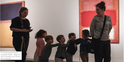 Fondation Louis Vuitton, un éveil à l’art en famille autour de l'exposition Mark Rotko, quel beau programme !