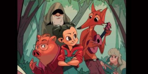 Gaspard et le Chaperon Rouge, une belle histoire qui parle de tolérance et de découvertes.