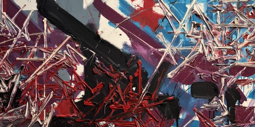 Grande rétrospective George Mathieu : geste, vitesse, mouvement 