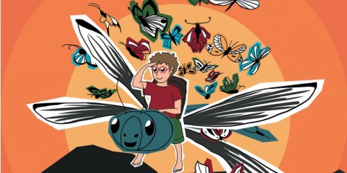 Le voyage, objectif : trouver les outils nécessaires pour aider à préserver l’environnement des papillons.