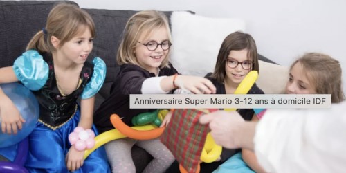 Anniversaire Super Mario, une foule d'activités sur le thème de Mario