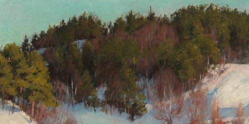 Pekka Halonen, un hymne à la Finlande et à ses paysages de neige