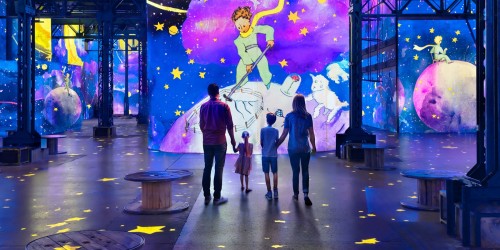 Le Petit Prince à l'Atelier des lumières