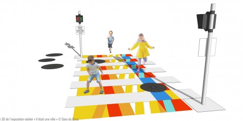 Il était une ville, une exposition-atelier ludique proposée à la Galerie des enfants